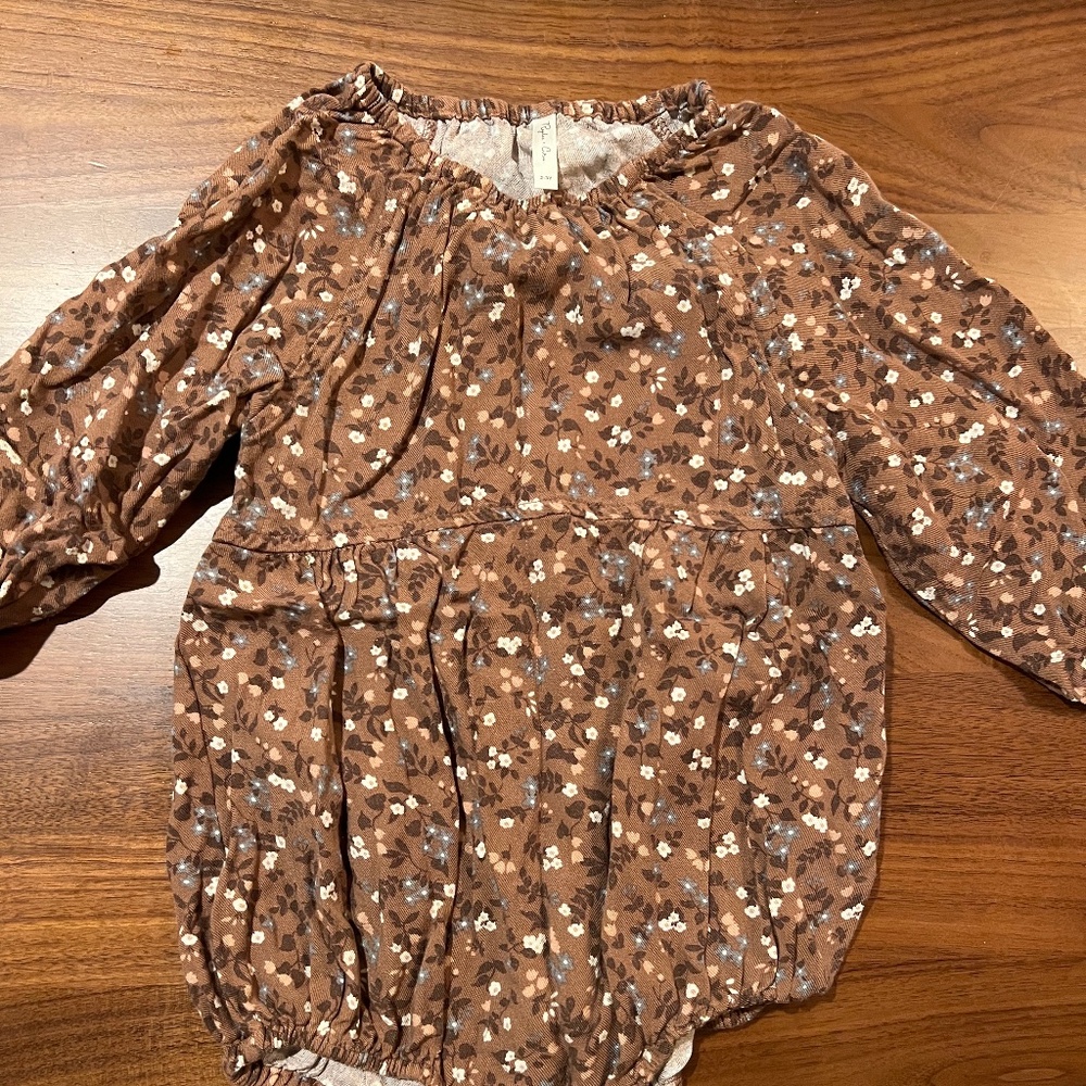 Rylee + Cru Floral Bubble Romper